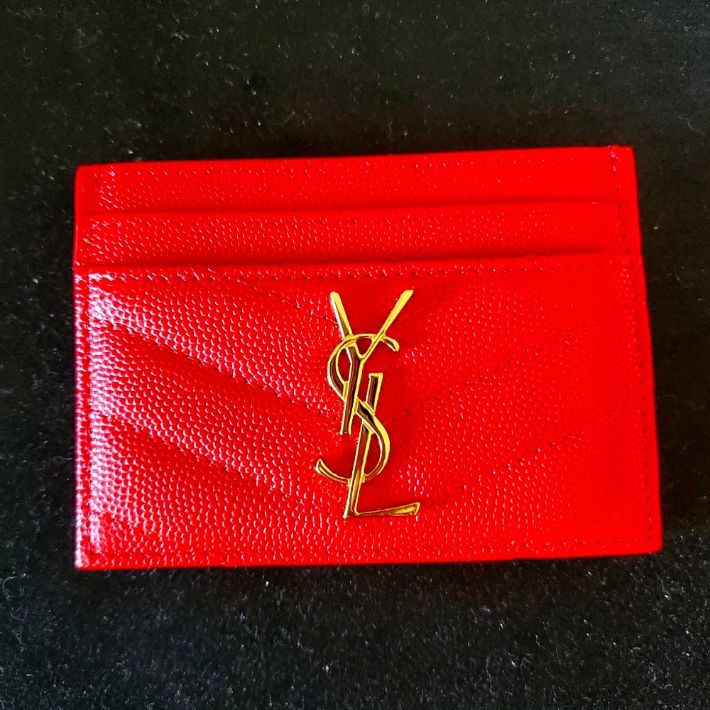 Saint Laurent red card holder